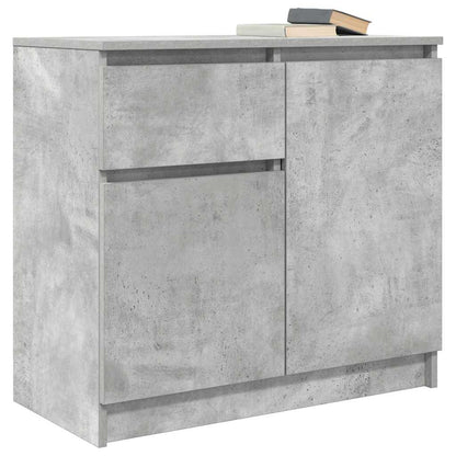 Dressoir met lade 71x35x65 cm spaanplaat betongrijs