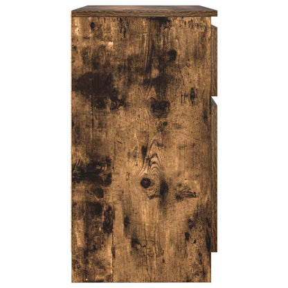 Dressoir met lade 71x35x65 cm spaanplaat gerookt eikenkleurig