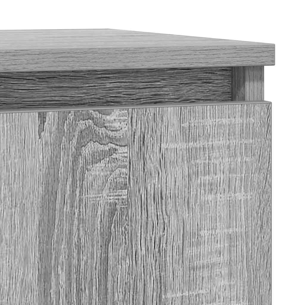 Dressoir met lade 71x35x65 cm spaanplaat grijs Sonoma