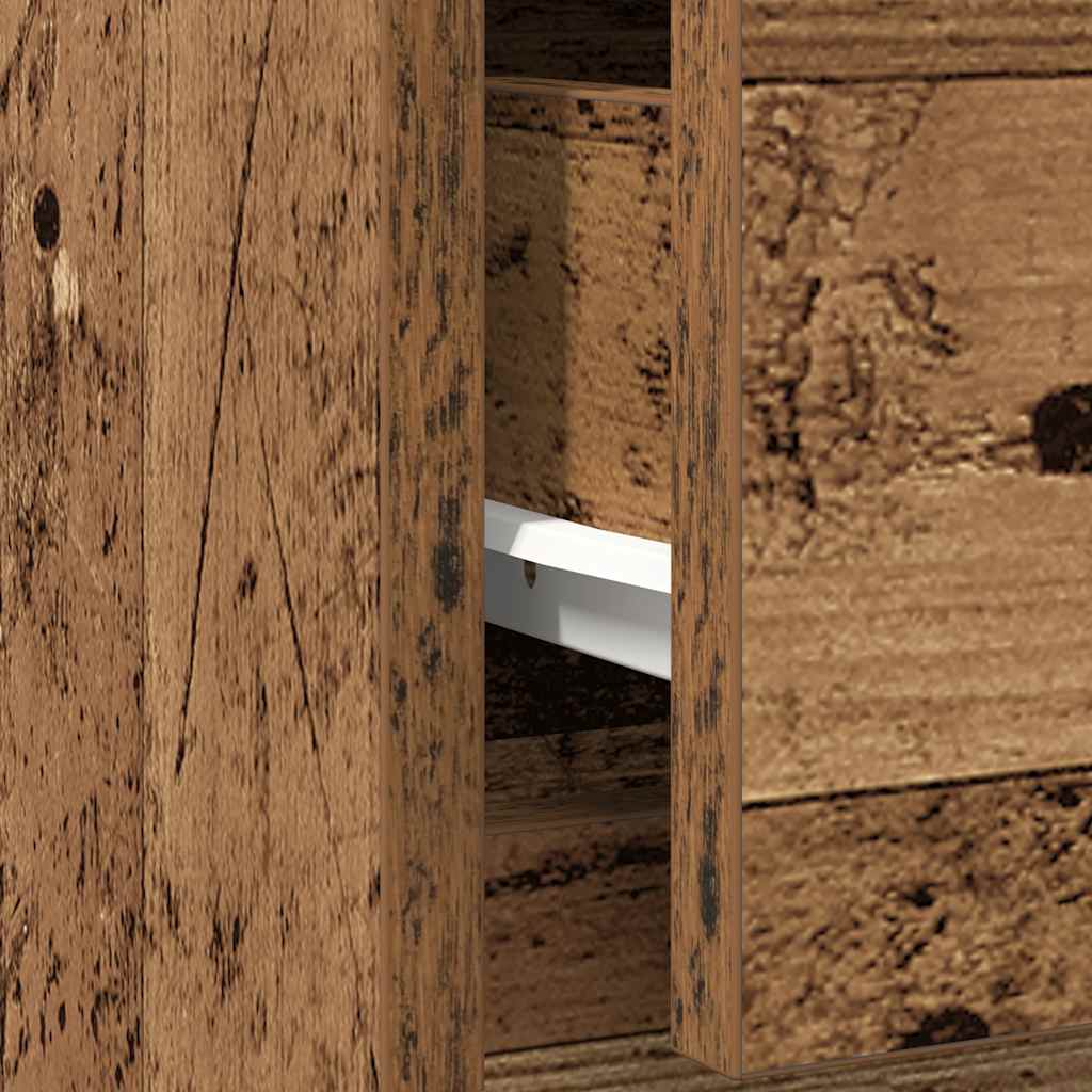 Dressoir met lade 71x35x65 cm spaanplaat oud hout