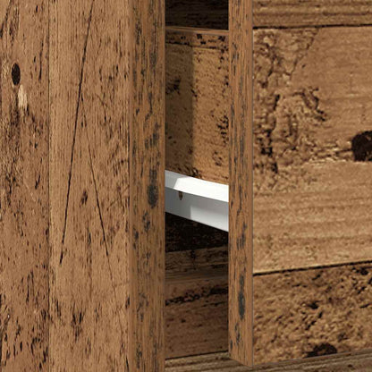 Dressoir met lade 71x35x65 cm spaanplaat oud hout