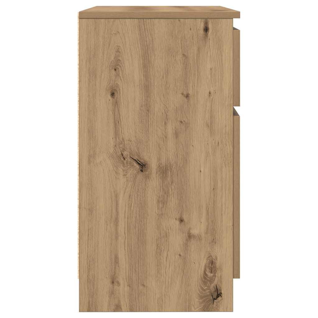 Dressoir lade 71x35x65 cm spaanplaat artisanaal eikenkleurig