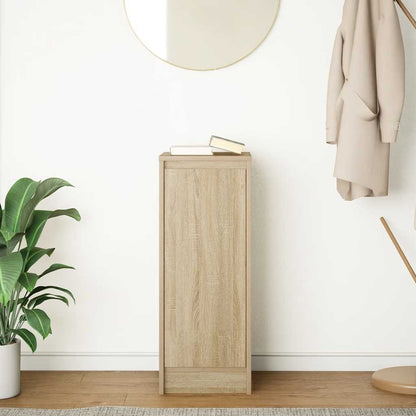 Dressoir 29,5x34x76 cm bewerkt hout sonoma eikenkleurig