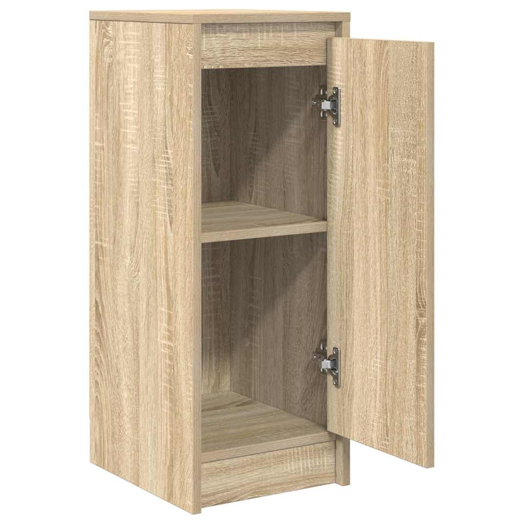 Dressoir 29,5x34x76 cm bewerkt hout sonoma eikenkleurig