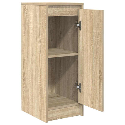 Dressoir 29,5x34x76 cm bewerkt hout sonoma eikenkleurig