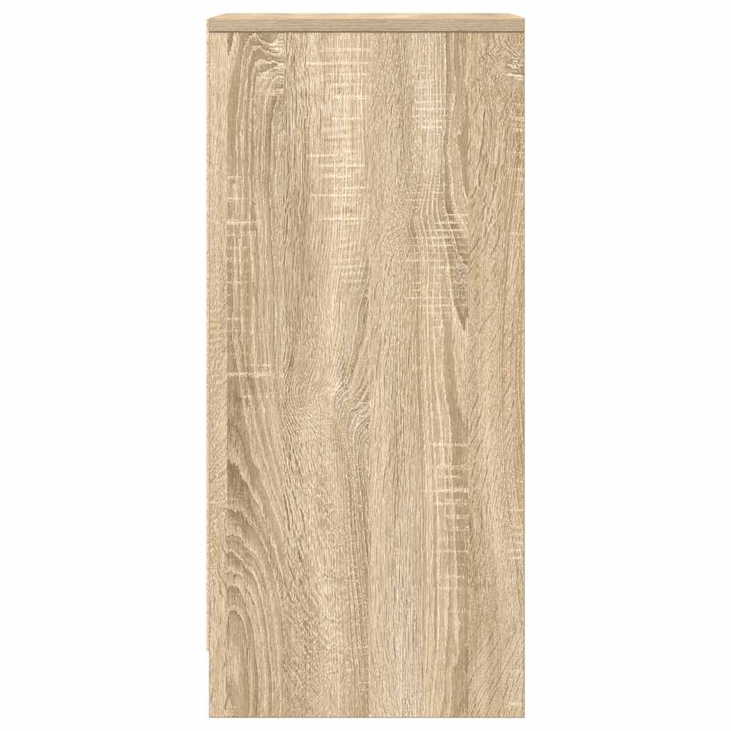Dressoir 29,5x34x76 cm bewerkt hout sonoma eikenkleurig