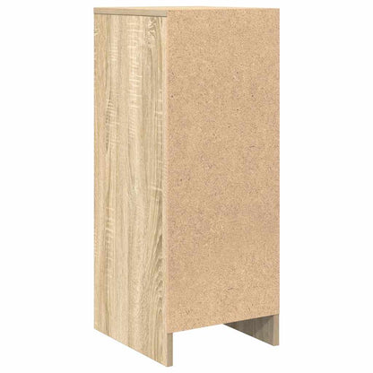 Dressoir 29,5x34x76 cm bewerkt hout sonoma eikenkleurig