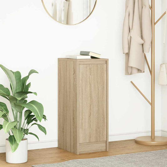 Dressoir 29,5x34x76 cm bewerkt hout sonoma eikenkleurig