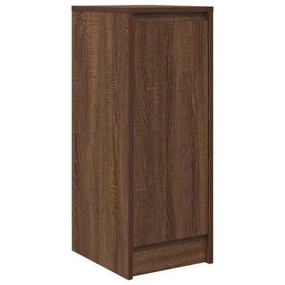 Dressoir 29,5x34x76 cm bewerkt hout bruin eikenkleurig