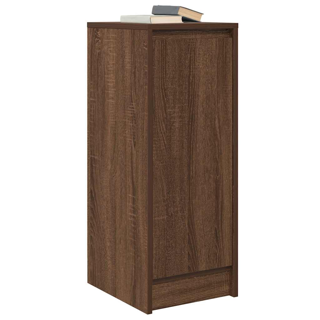 Dressoir 29,5x34x76 cm bewerkt hout bruin eikenkleurig