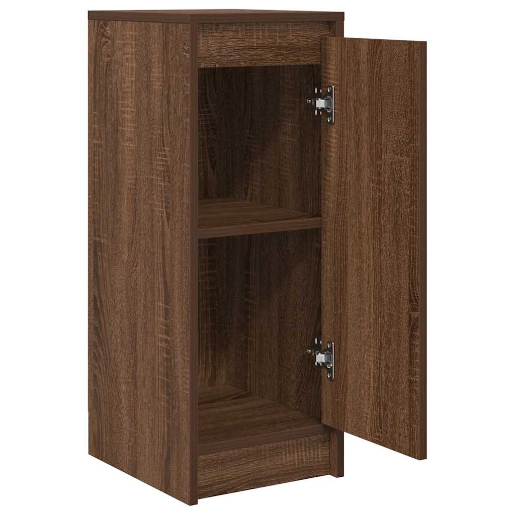 Dressoir 29,5x34x76 cm bewerkt hout bruin eikenkleurig