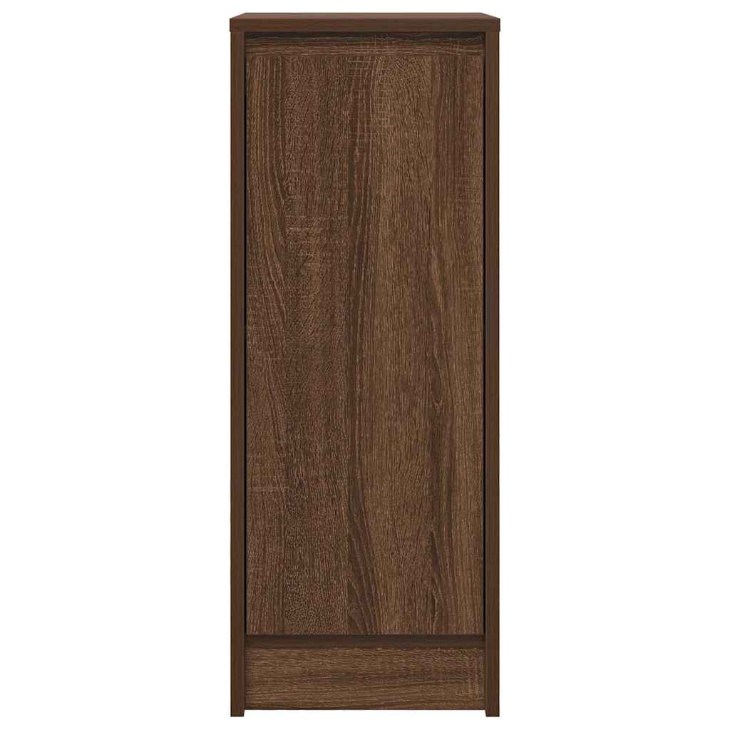 Dressoir 29,5x34x76 cm bewerkt hout bruin eikenkleurig