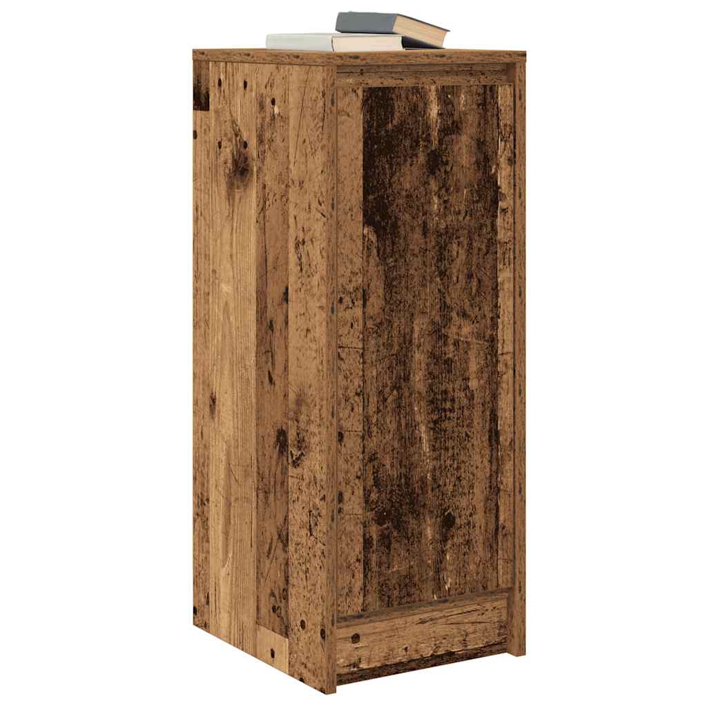 Dressoir 29,5x34x76 cm bewerkt hout oud houtkleurig
