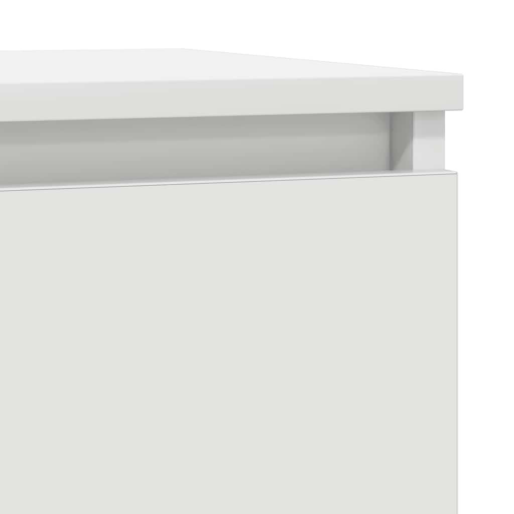 Dressoir 57x34x76 cm bewerkt hout wit