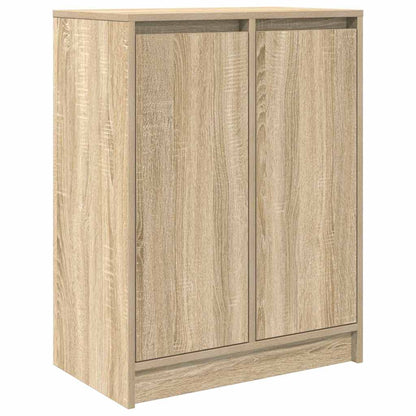 Dressoir 57x34x76 cm bewerkt hout sonoma eikenkleurig