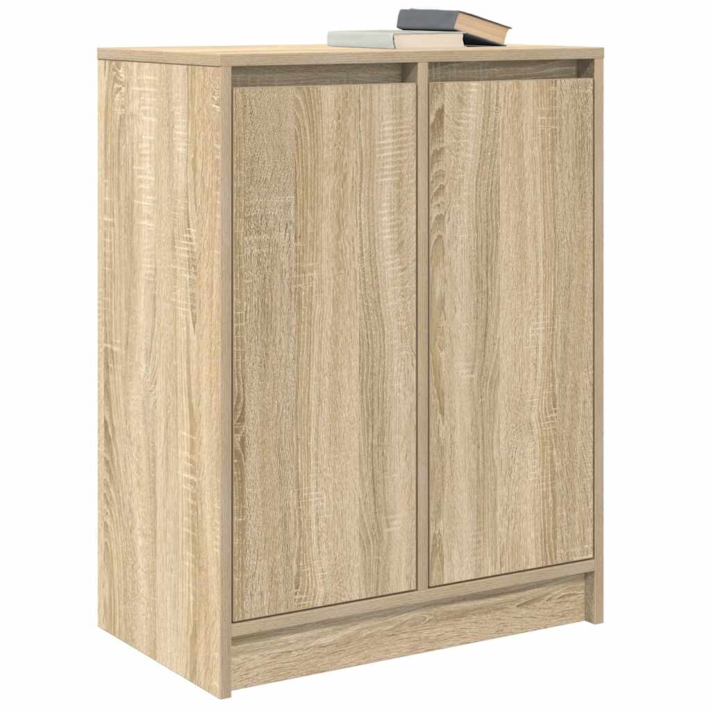 Dressoir 57x34x76 cm bewerkt hout sonoma eikenkleurig