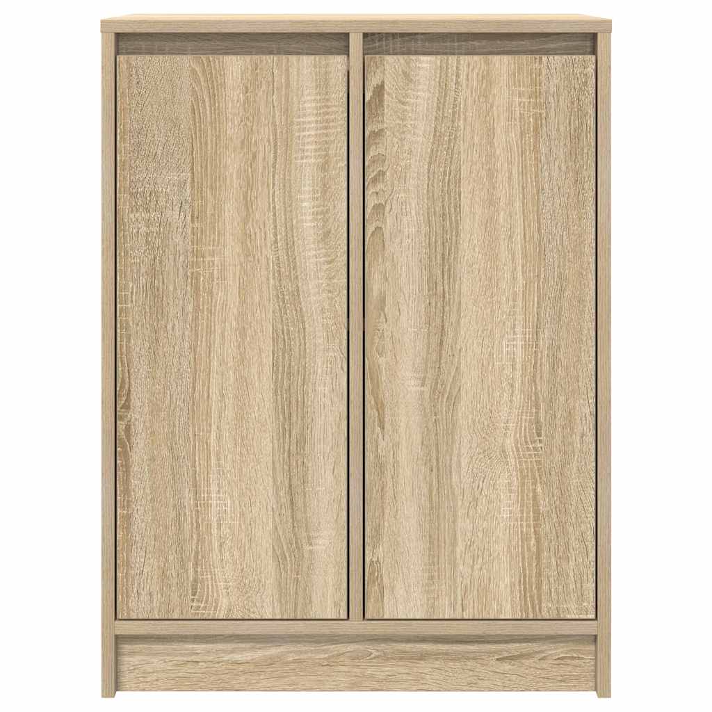 Dressoir 57x34x76 cm bewerkt hout sonoma eikenkleurig