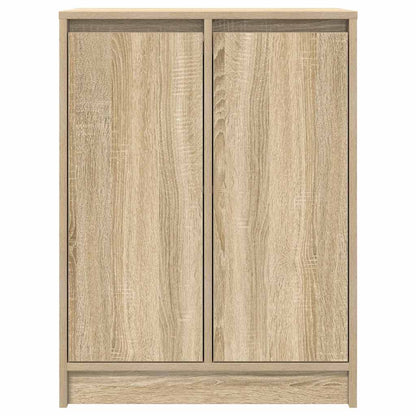 Dressoir 57x34x76 cm bewerkt hout sonoma eikenkleurig