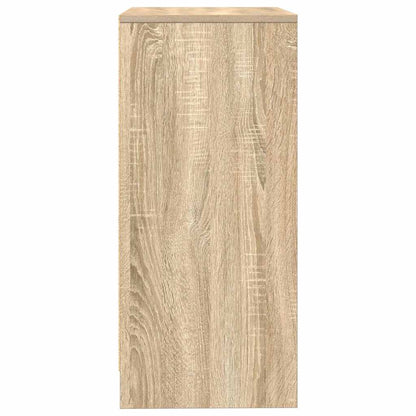 Dressoir 57x34x76 cm bewerkt hout sonoma eikenkleurig