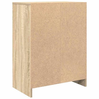 Dressoir 57x34x76 cm bewerkt hout sonoma eikenkleurig