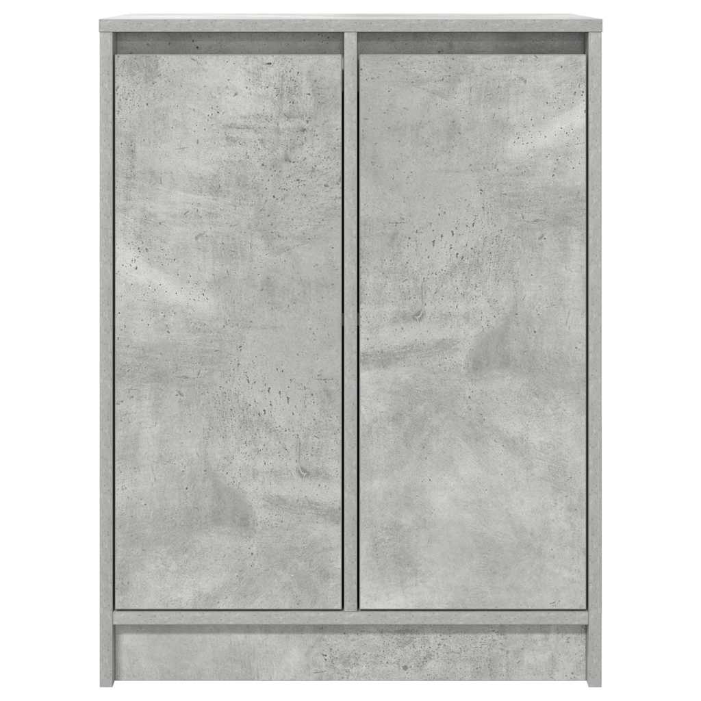 Dressoir 57x34x76 cm bewerkt hout betongrijs