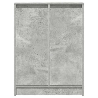 Dressoir 57x34x76 cm bewerkt hout betongrijs