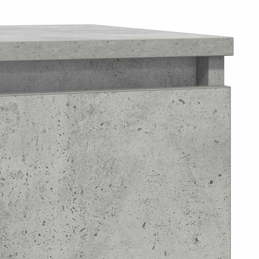 Dressoir 57x34x76 cm bewerkt hout betongrijs