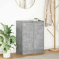 Dressoir 57x34x76 cm bewerkt hout betongrijs