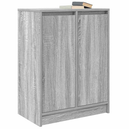 Dressoir 57x34x76 cm bewerkt hout grijs sonoma eikenkleurig