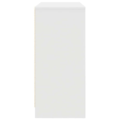 Dressoir 85x34x76 cm bewerkt hout wit
