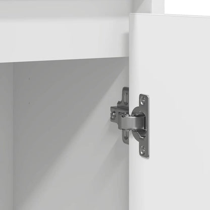 Dressoir 85x34x76 cm bewerkt hout wit