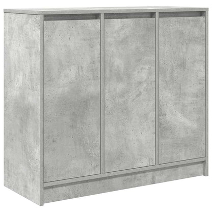 Dressoir 85x34x76 cm bewerkt hout betongrijs
