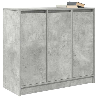 Dressoir 85x34x76 cm bewerkt hout betongrijs
