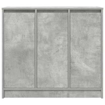 Dressoir 85x34x76 cm bewerkt hout betongrijs