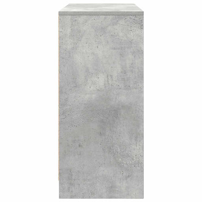 Dressoir 85x34x76 cm bewerkt hout betongrijs