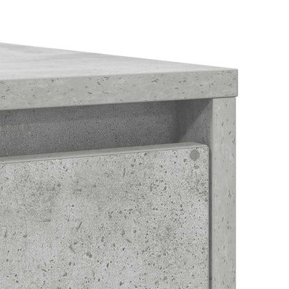 Dressoir 85x34x76 cm bewerkt hout betongrijs