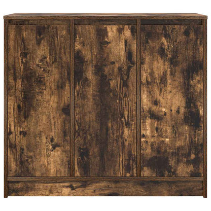 Dressoir 85x34x76 cm bewerkt hout gerookt eikenkleurig