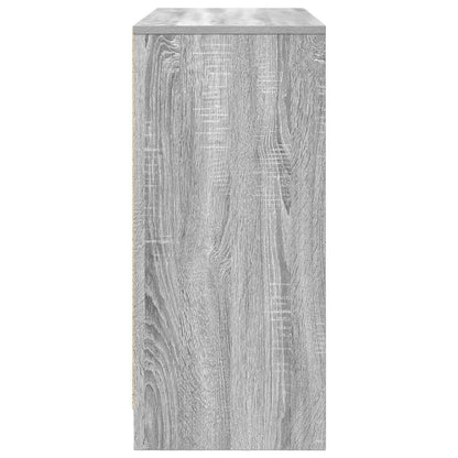 Dressoir 85x34x76 cm spaanplaat grijs sonoma