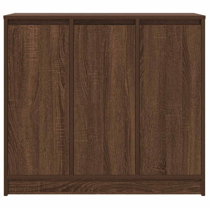 Dressoir 85x34x76 cm bewerkt hout bruin eikenkleurig