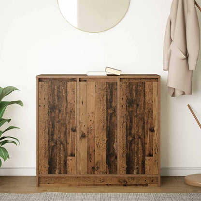 Dressoir 85x34x76 cm spaanplaat oud hout