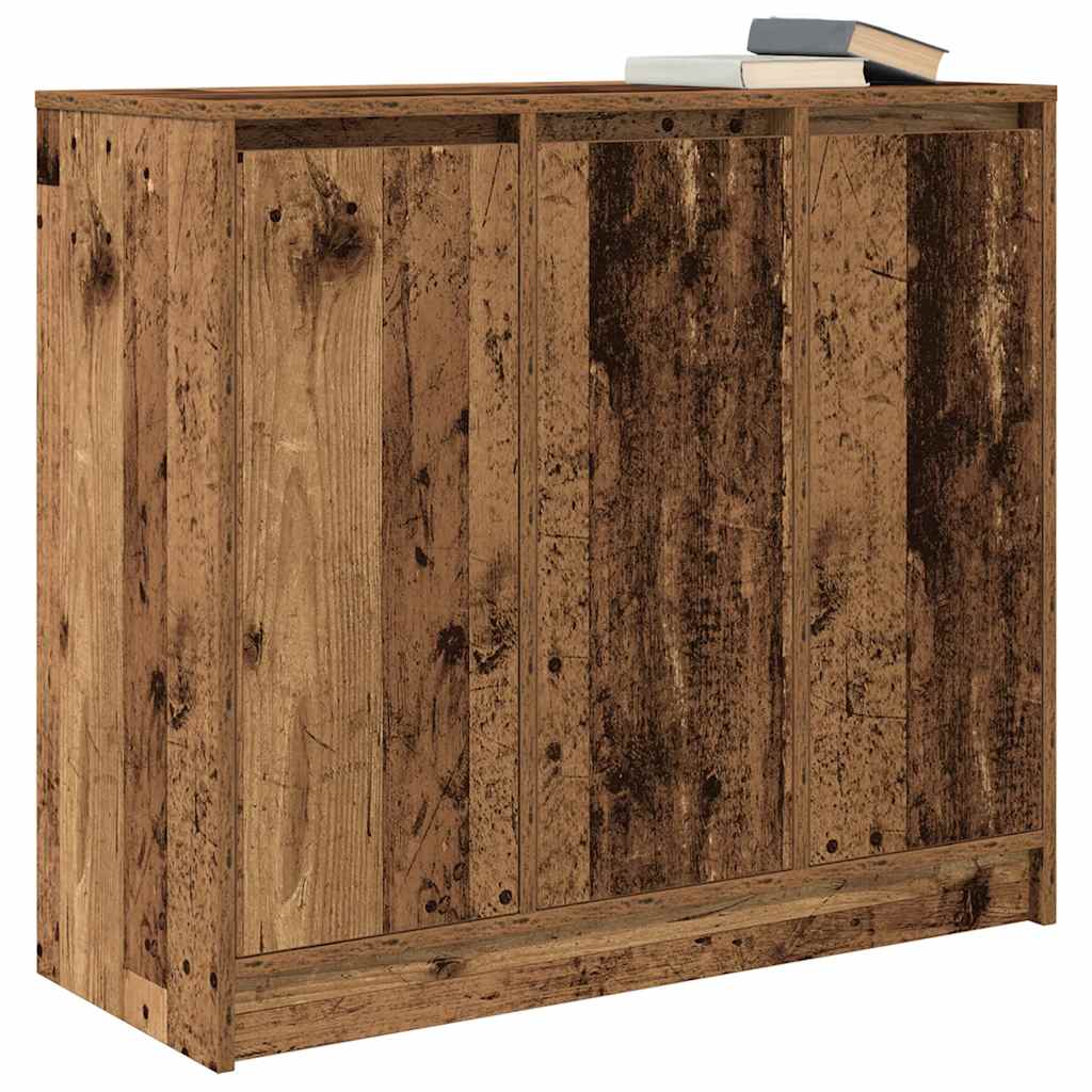 Dressoir 85x34x76 cm spaanplaat oud hout