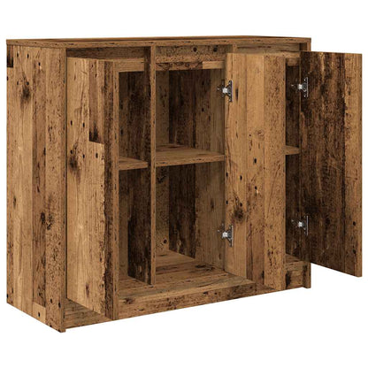 Dressoir 85x34x76 cm spaanplaat oud hout