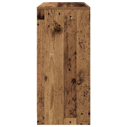 Dressoir 85x34x76 cm spaanplaat oud hout
