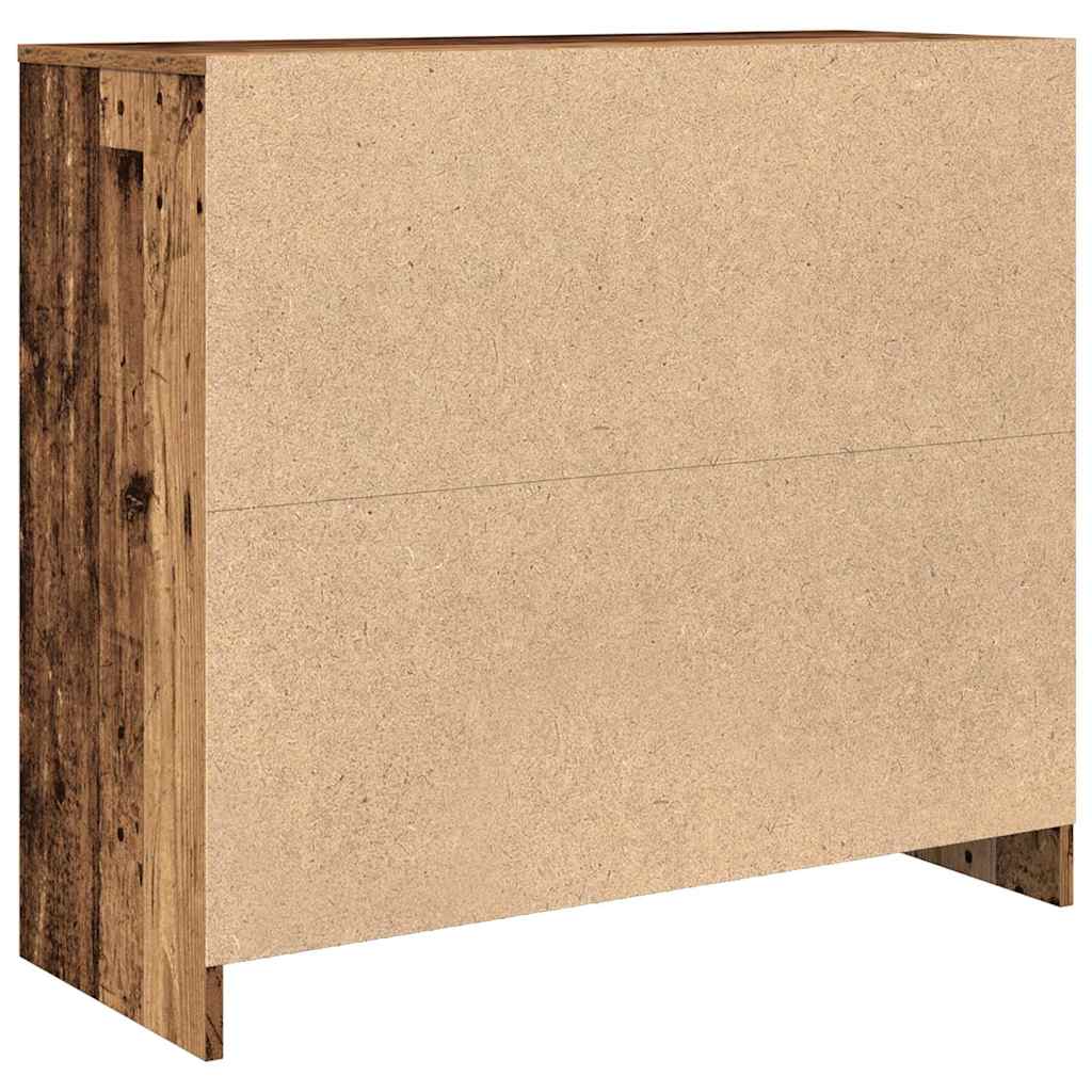 Dressoir 85x34x76 cm spaanplaat oud hout