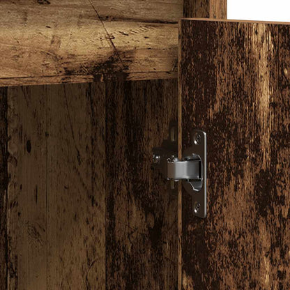 Dressoir 85x34x76 cm spaanplaat oud hout