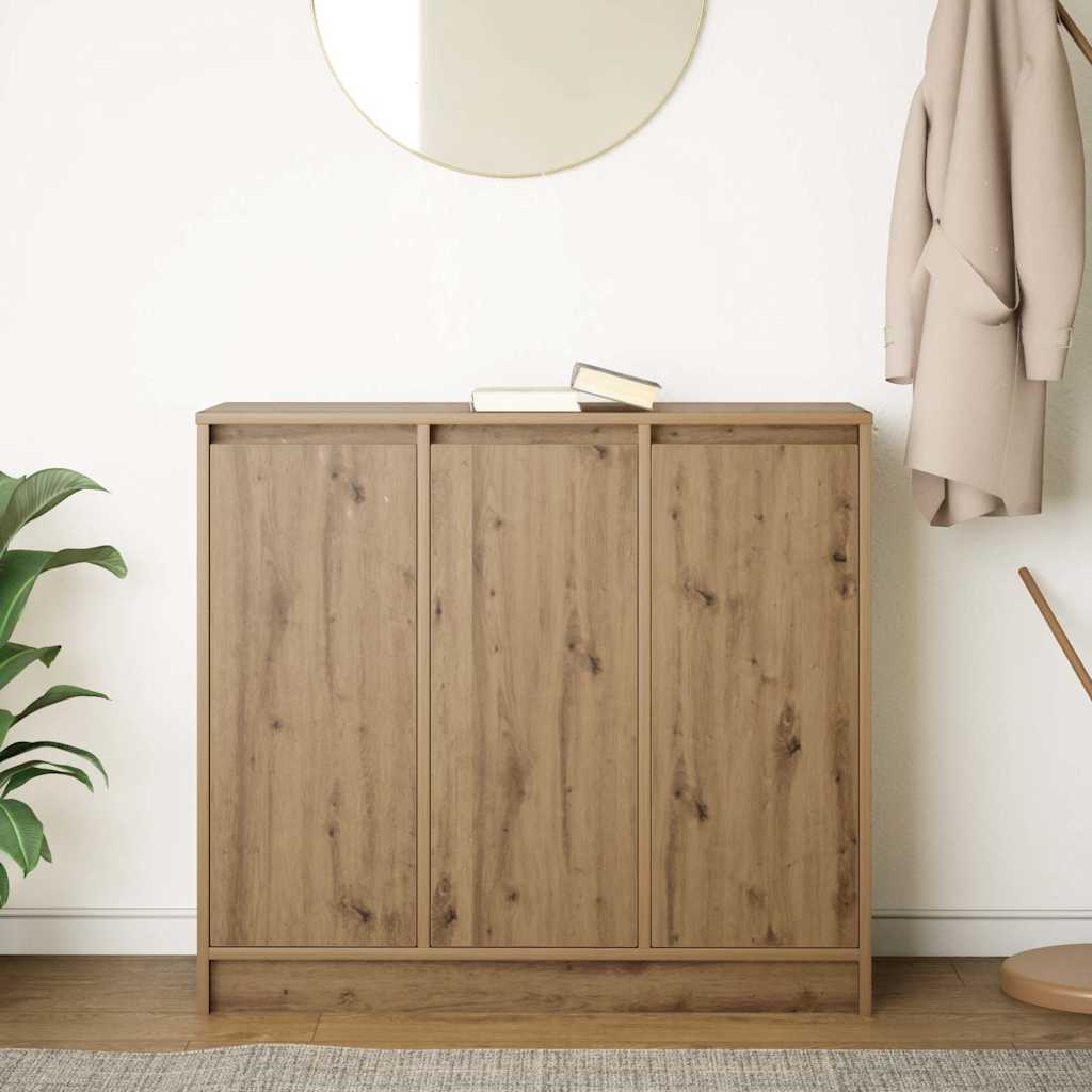 Dressoir ambachtelijk spaanplaat hout ambachtelijk 85x34x76 cm