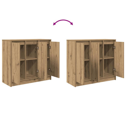 Dressoir ambachtelijk spaanplaat hout ambachtelijk 85x34x76 cm