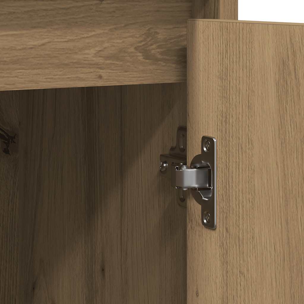 Dressoir ambachtelijk spaanplaat hout ambachtelijk 85x34x76 cm
