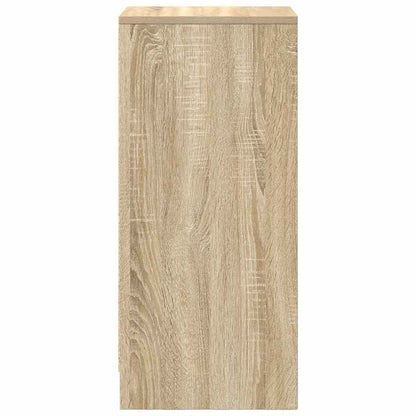 Dressoir 29,5x34x76 cm bewerkt hout sonoma eikenkleurig