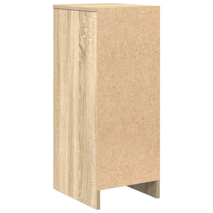 Dressoir 29,5x34x76 cm bewerkt hout sonoma eikenkleurig